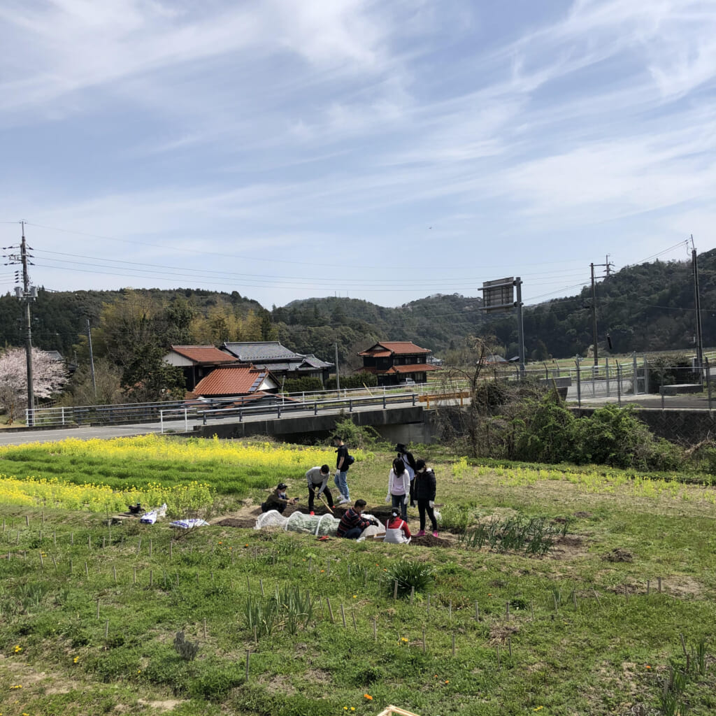 去年の活動の様子(農作業)